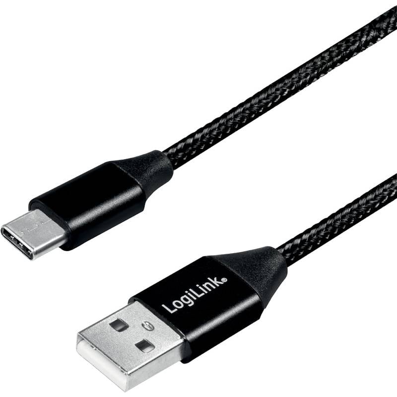 Logilink USB-Stecker USB 2.0 zu USB-C 0,3m - CU0139