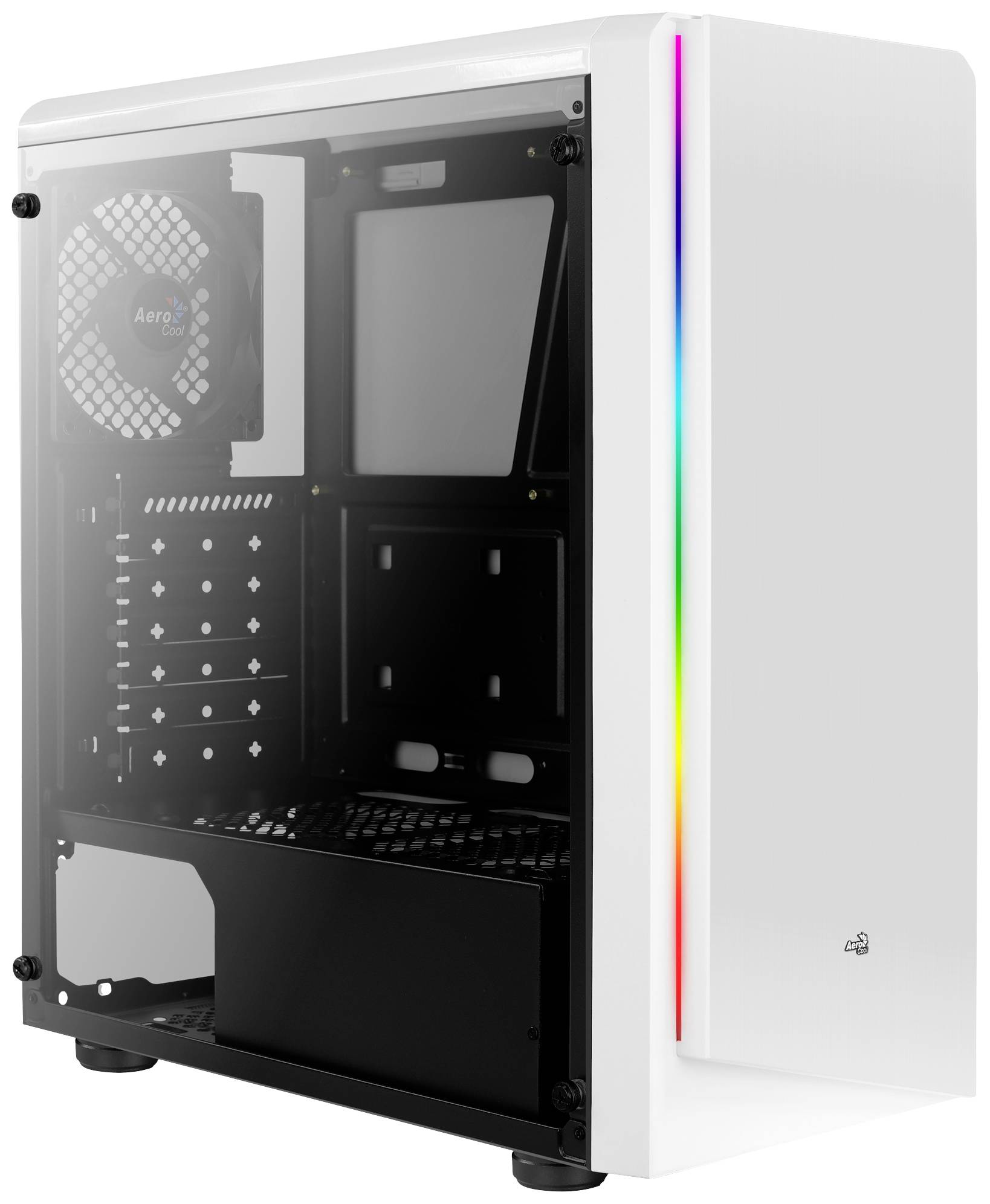 AeroCool Geh Midi Rift White MicroATX/ATX/MiniITX o.N. - ACCM-PV13012.21