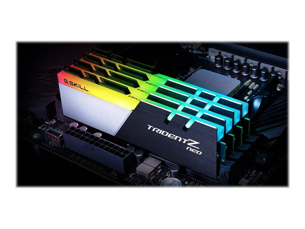 4713294223302 - Trident Z Neo DDR4-3200 - 32GB - CL16 - Dual Channel (2 pcs) - AMD Optimized - Schwarz mit RGB