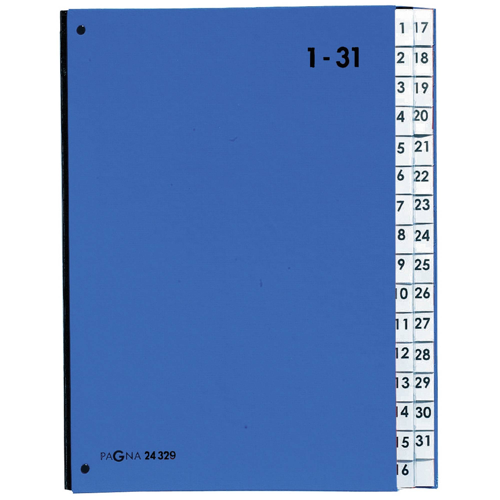 PAGNA Pultordner Color 32 Fächer 1-31 blau - 24329-02