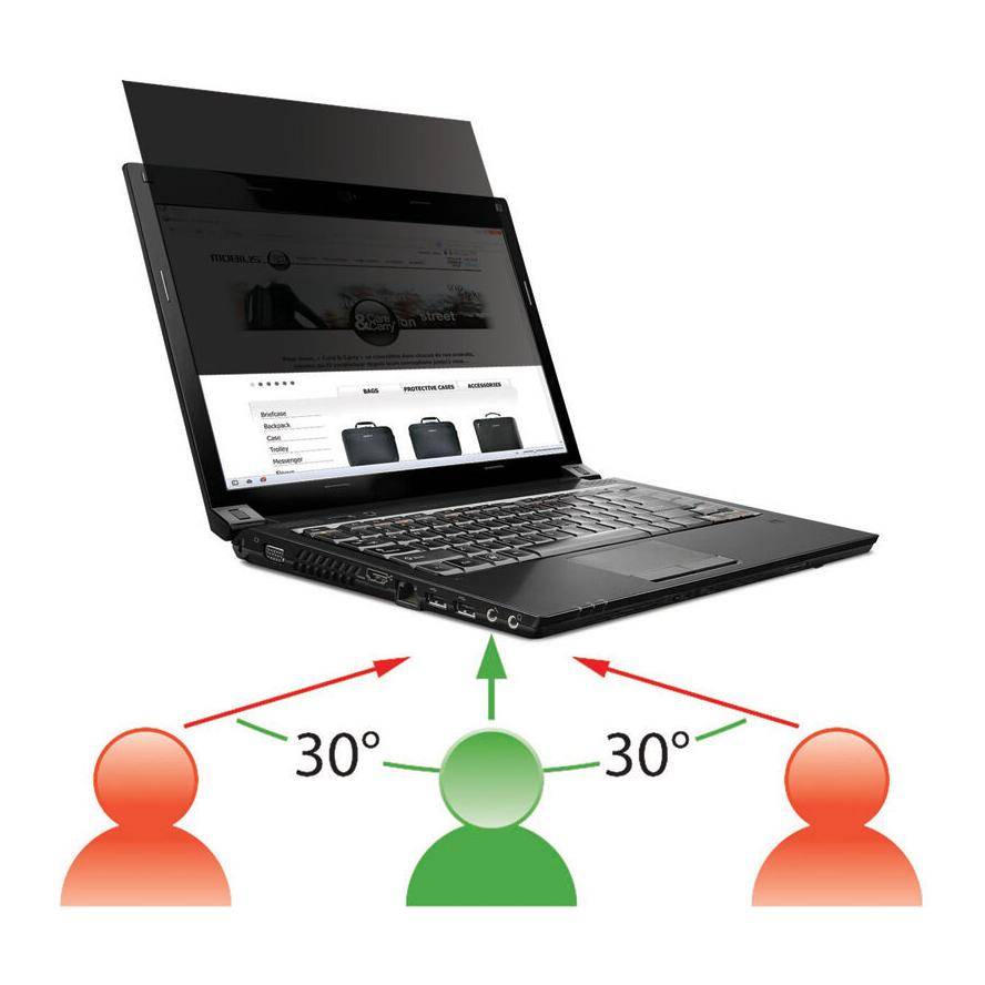 Mobilis Privacy Filter 13.3 W (16:10) Dim : 286,4x179mm