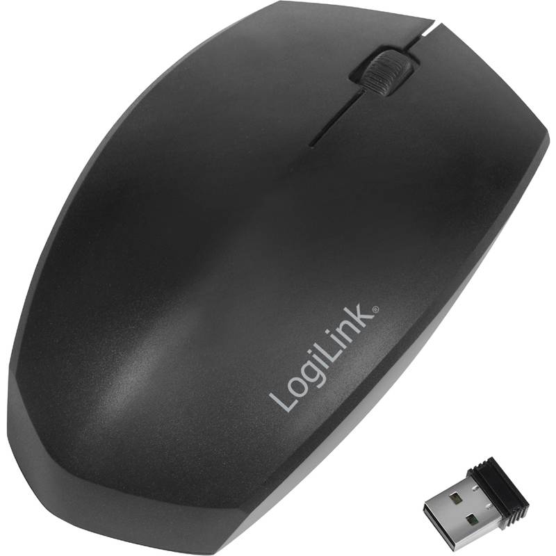 Logilink Maus Bluetooth 4.2 + Funk 2,4 GHz, dual-Modus black - ID0191