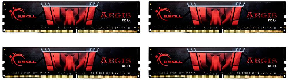 DDR4 64GB PC 3200 CL16 G.Skill KIT (4x16GB) 64GIS Aegis - F4-3200C16Q-64GIS