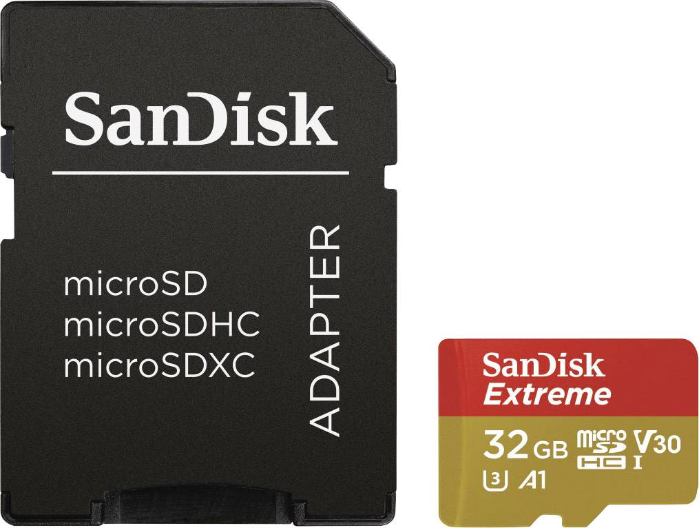 SD MicroSD Card  32GB SanDisk Extreme