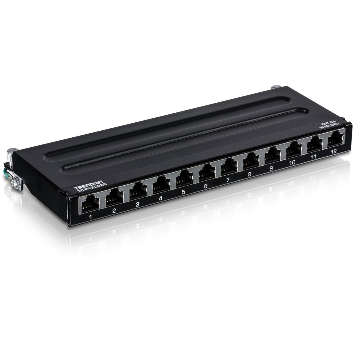 TRENDnet Patchpanel 12-Port Cat6a geschirmt (10 wide) - TC-P12C6AS