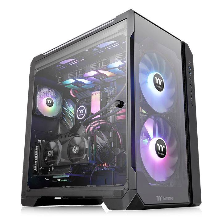 Geh Thermaltake View 51 TG Full Tower ARGB Black retail - CA-1Q6-00M1WN-00