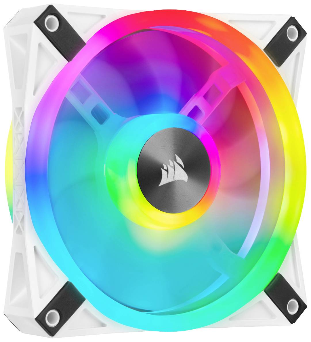 CORSAIR Lüfter 120*120*25 QL120 RGB LED Fan WHITE, Single - CO-9050103-WW