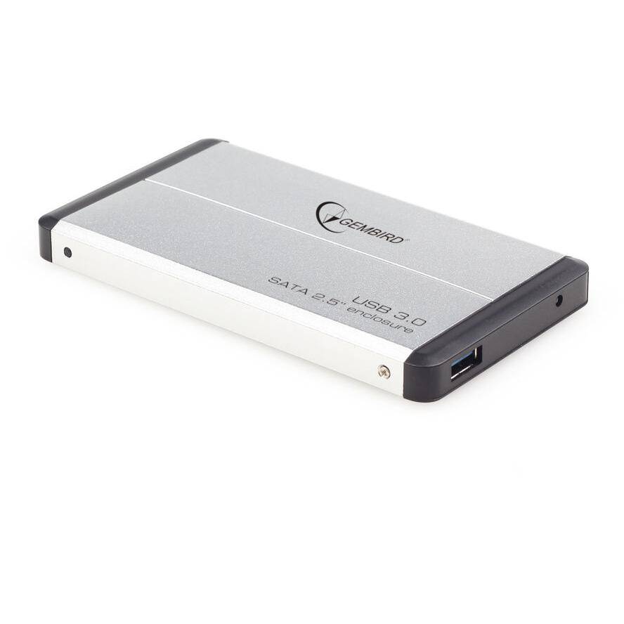 gembird Festplatten Gehäuse USB3.0 2.5 Silber alu - EE2-U3S-2-S