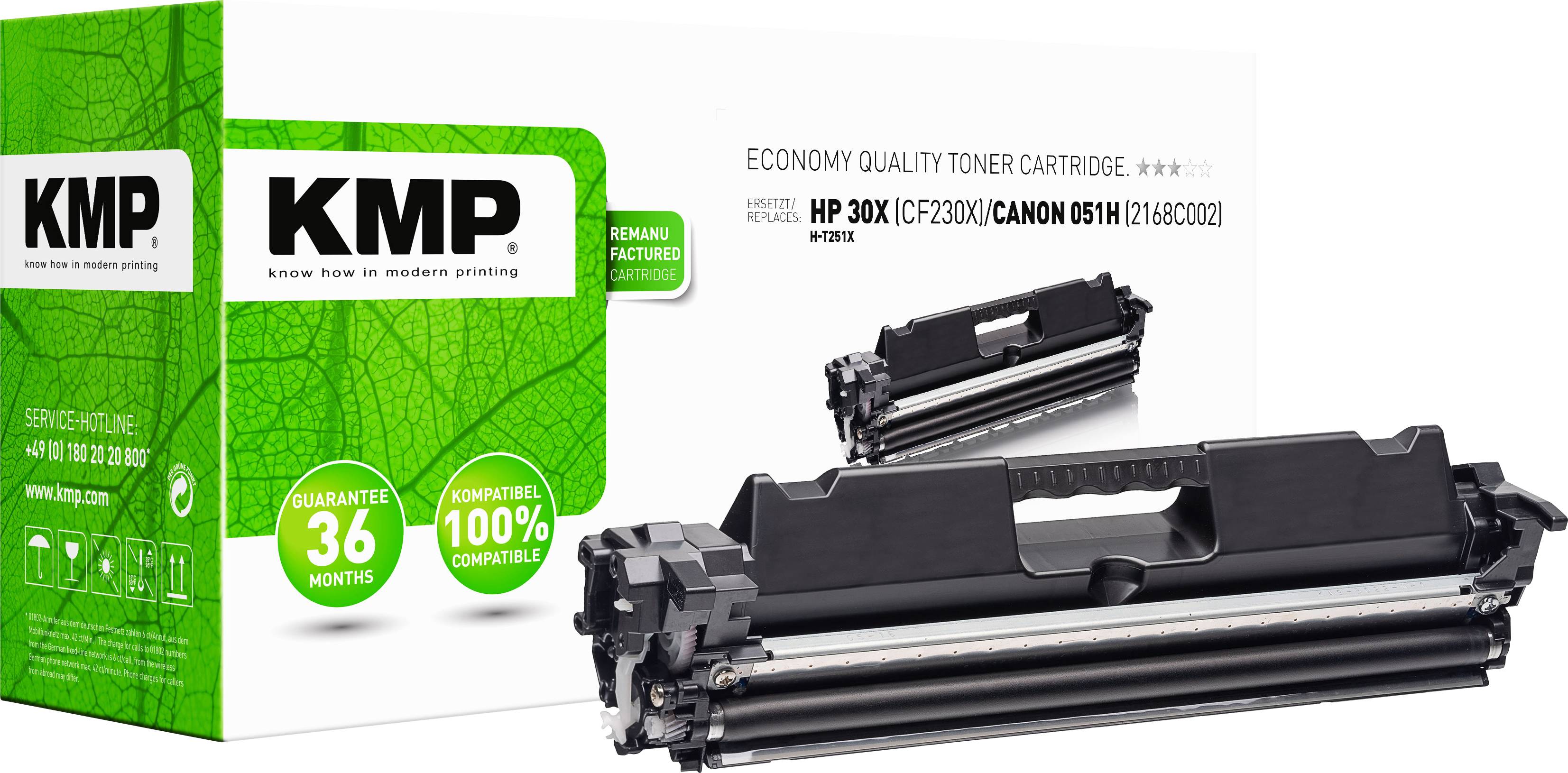 KMP Toner HP CF230X black 3.500 S. H-T251A remanufactured - 2543,4300