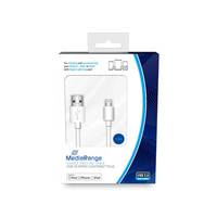 MediaRange Lade- & Datenkabel USB 2.0 auf Apple Lightning 1m - MRCS178