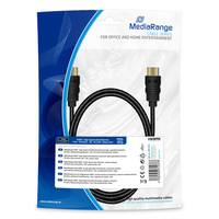 MediaRange HDMI High Speed Ethernet Anschlussk. 18Gibt/s 1m - MRCS195