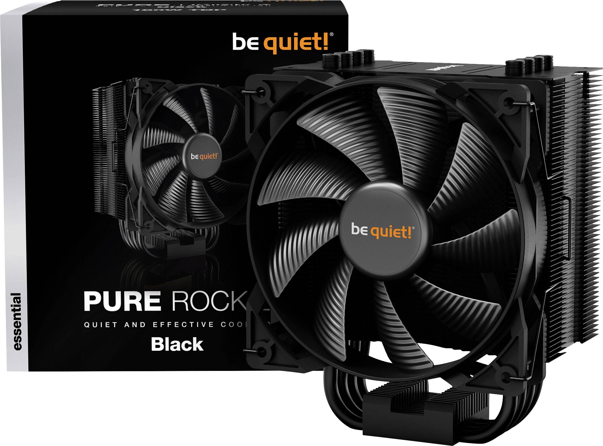 be quiet! Kühler Pure Rock 2 Black - BK007