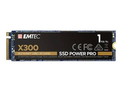 Emtec SSD M.2 NVMe PCIe 3.0 X300 1TB Intern - ECSSD1TX300