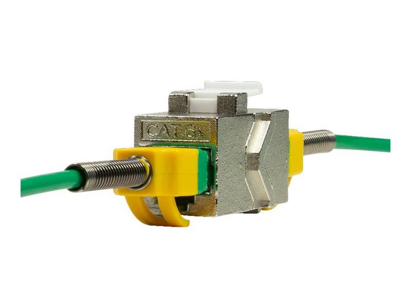 LogiLink Keystone Kupplung 2X RJ45 STP 14.6mm, Cat6A