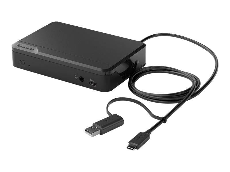 Alogic DockingStationUniversal Twin HD USB-C & USB-A schwarz - DUTHD