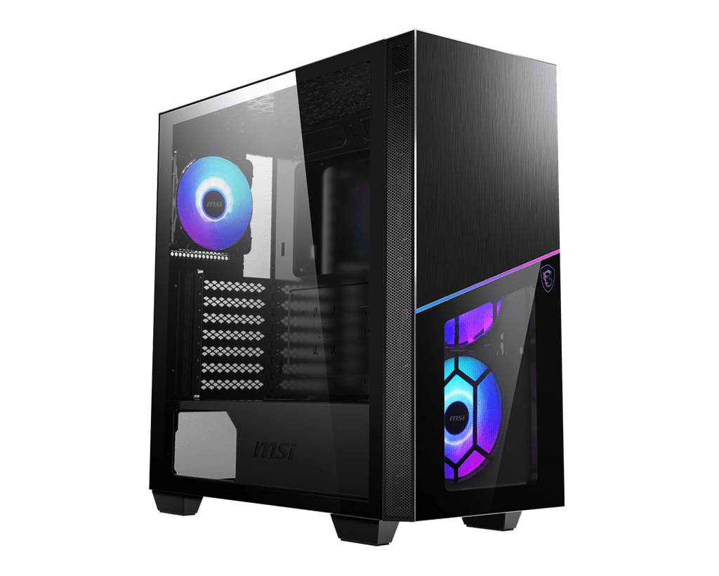 MSI GEH Midi MPG SEKIRA 100R (B/Tempered Glas/System Fan) - 306-7G06R21-W57