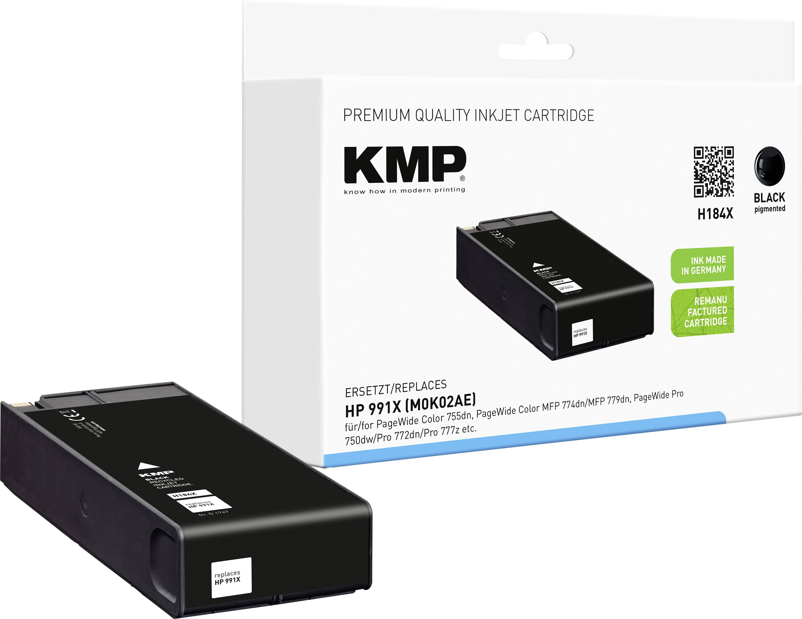 KMP Patrone HP 991X (M0K02AE) black pigm. 20.000 S. H184X - 1767,4001