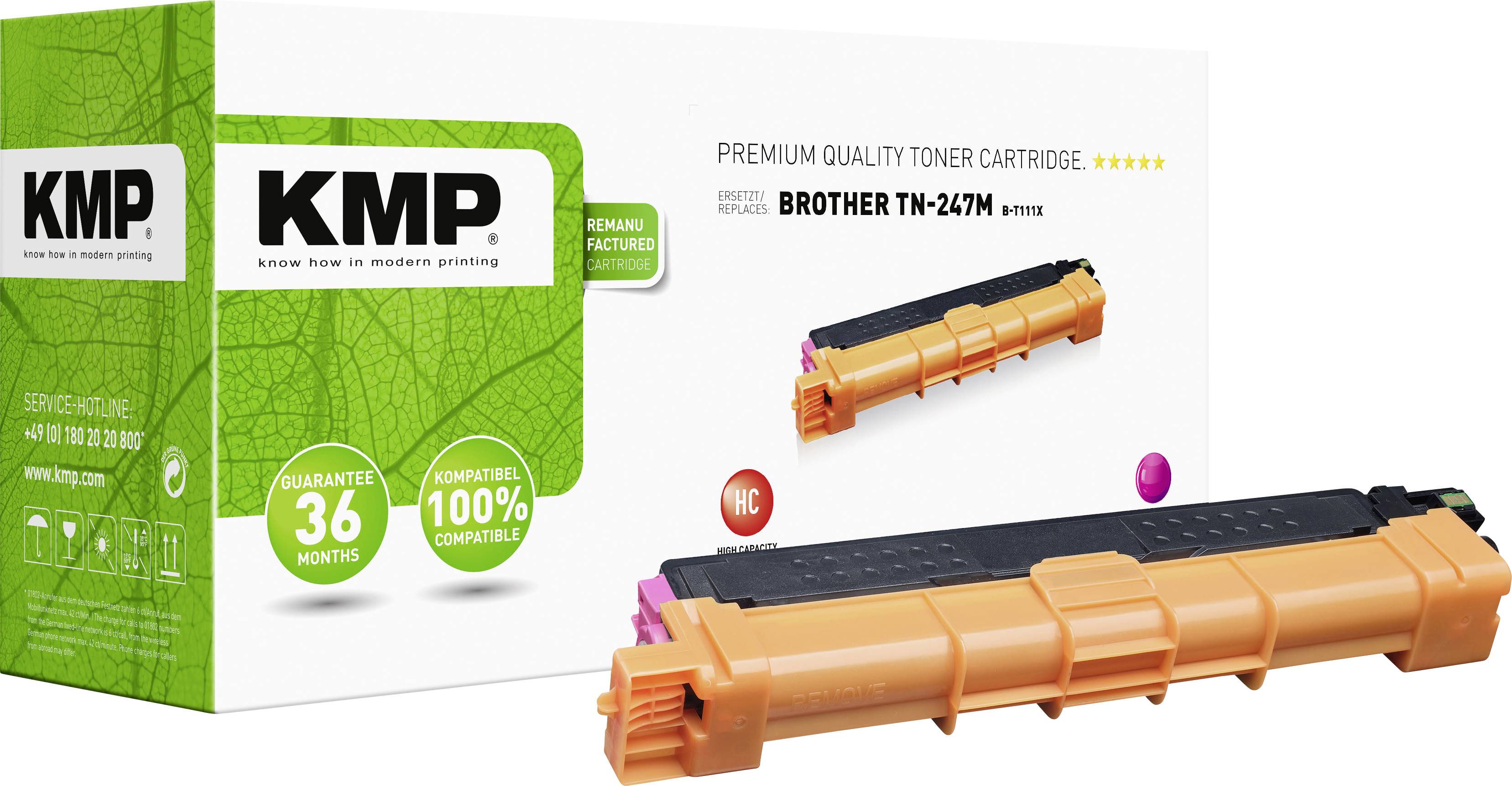 KMP Toner Brother TN-247M magenta 2300 S.B-T111X remanufactured