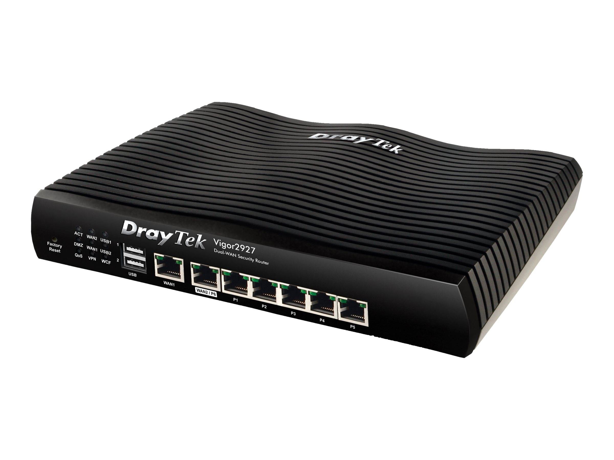 DrayTek Vigor 2927 Dual-WAN Security Firewall VPN Rou. retail - V2927-DE-AT-CH