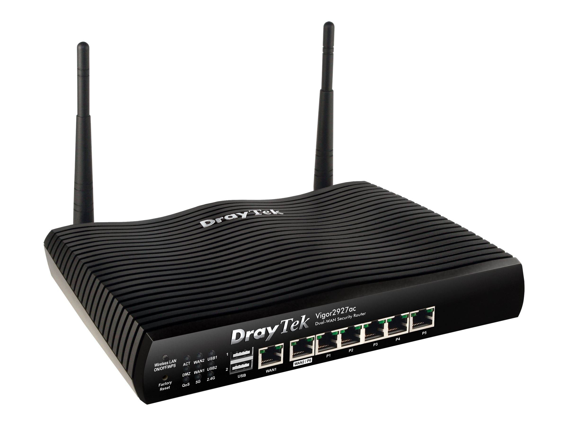 DrayTek Vigor 2927ac WLAN-AC SecureRouter DUAL-WAN retail - V2927AC-DE-AT-CH