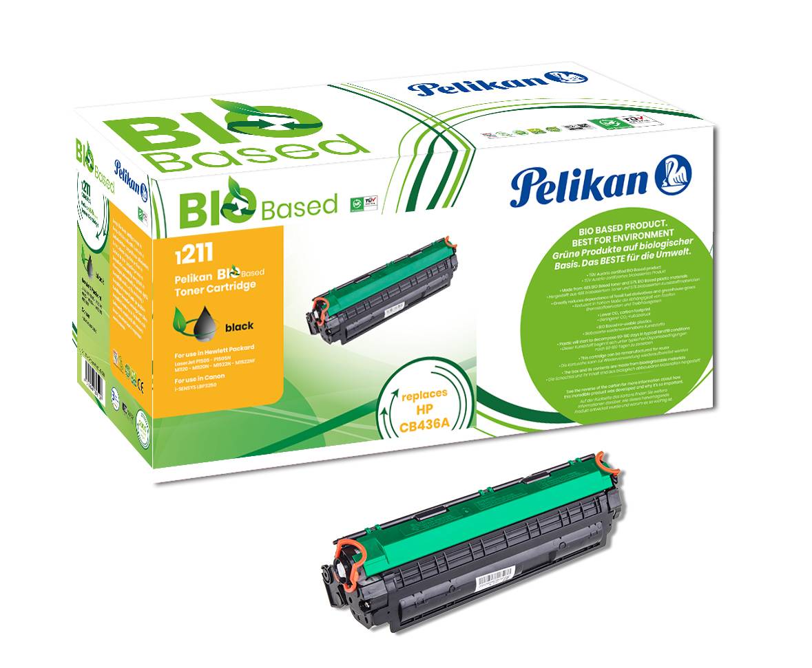 Pelikan biobasierter Toner HP CB436A schwarz - 1031430111