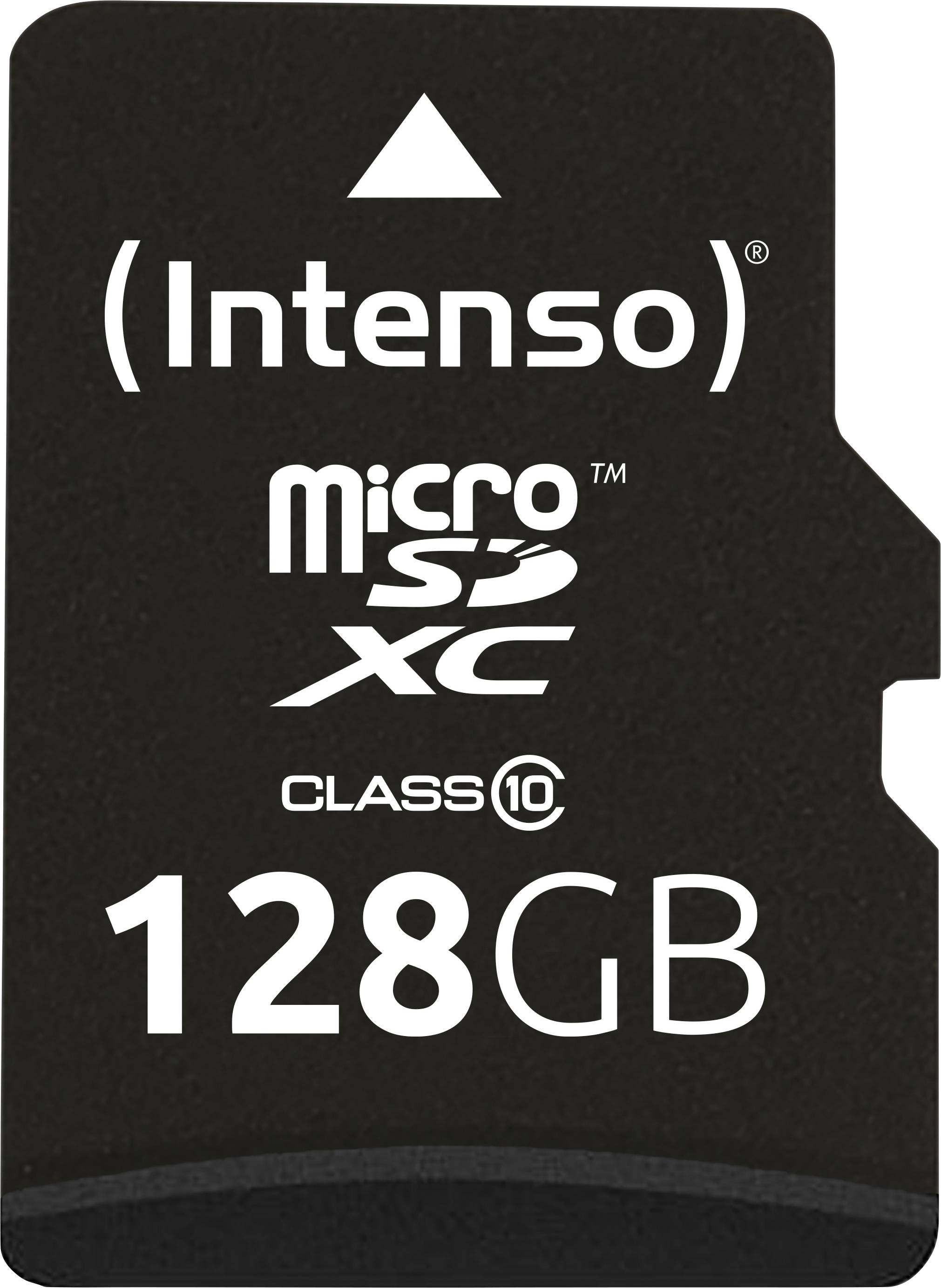 SD MicroSD Card 128GB Intenso SDXC Class10 - 3413491