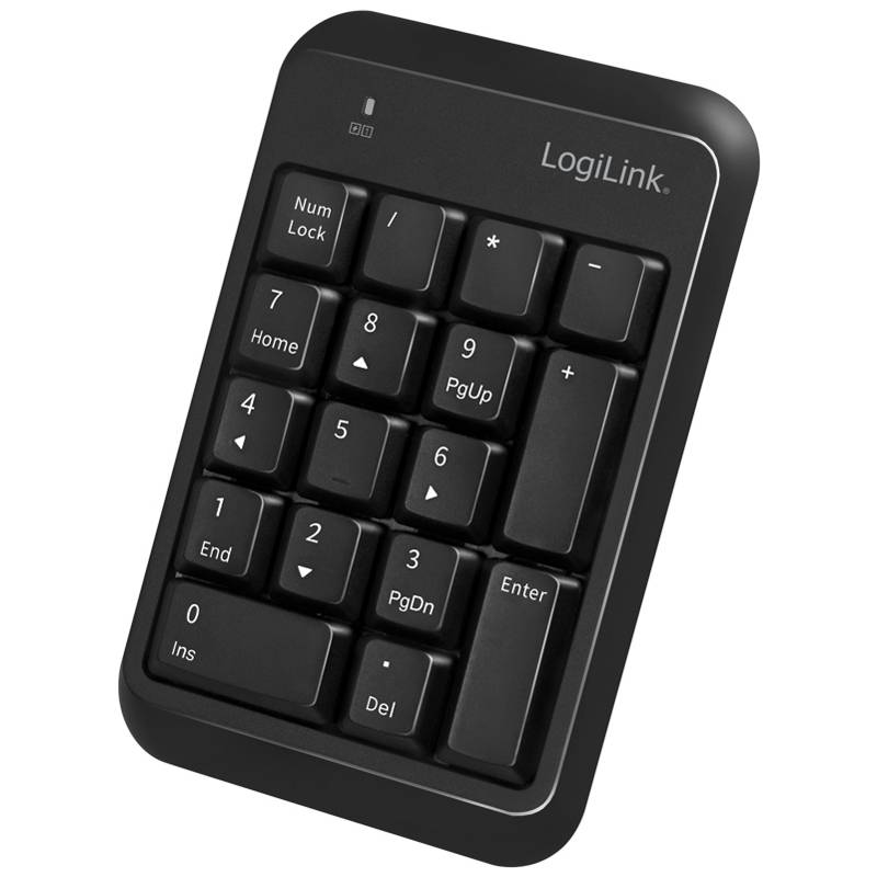 LogiLink Keypad Bluetooth, mit 17 Tasten, V5.1, schwarz - ID0201