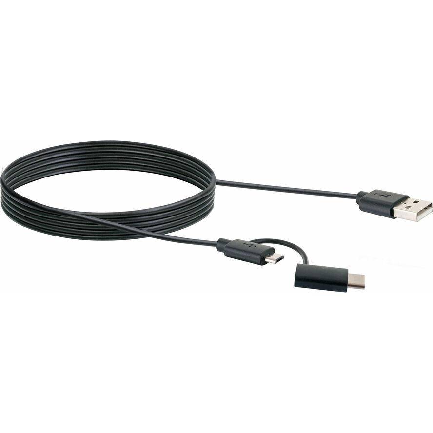 Schwaiger USB-Kabel 3.1 St. C->2.0 Micro B 1,00m schwarz - CK3112533