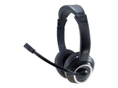 CONCEPTRONIC Headset Klinke 2m Kabel,Mikro,int.Bed.Stereo sw - POLONA02B