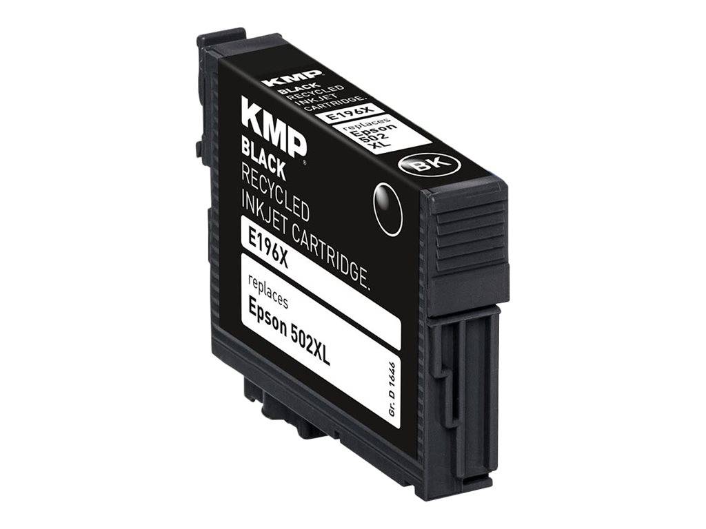 KMP Patrone Epson 502XL black 550 S. E196X remanufactured - 1646,4001