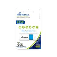 MediaRange USB-Stick 64GB USB 2.0 Color Edt. hellblau - MR974