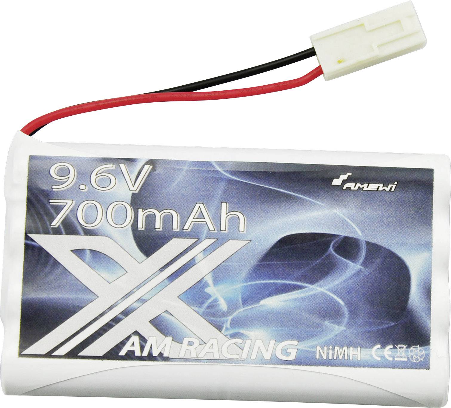 Amewi Zubehör NiMH Akku 9.6V 700mAh Mini-Tamiya Stecker - 28939