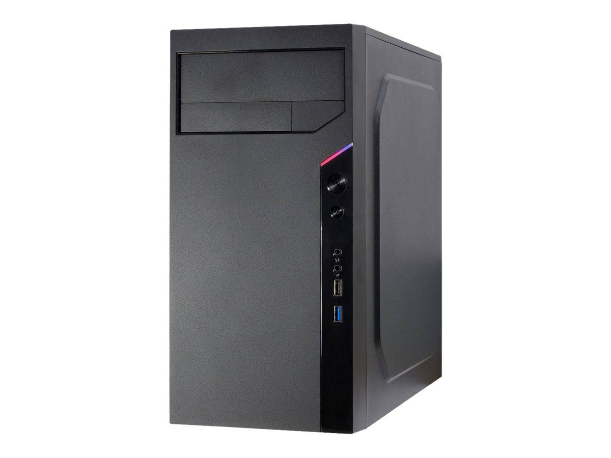 Inter-Tech Geh IT-6505 Reto,Micro-ATX,2 USB-Frontanschl.,sch retail - 88881337