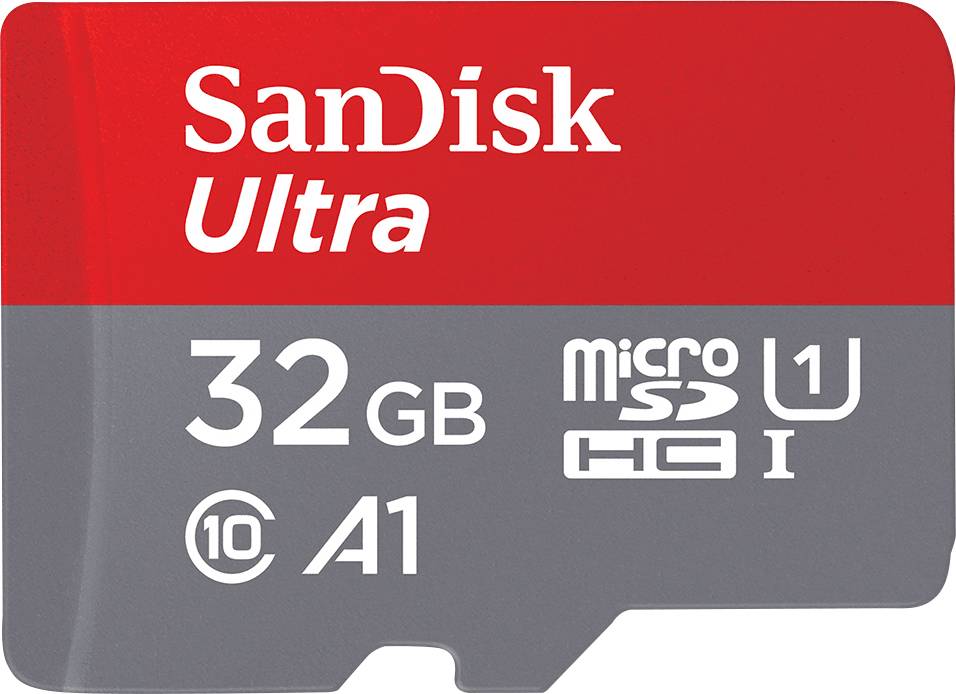 SD MicroSD Card 32GB SanDisk Ultra Class 10 inkl. Adapter - SDSQUA4-032G-GN6MA