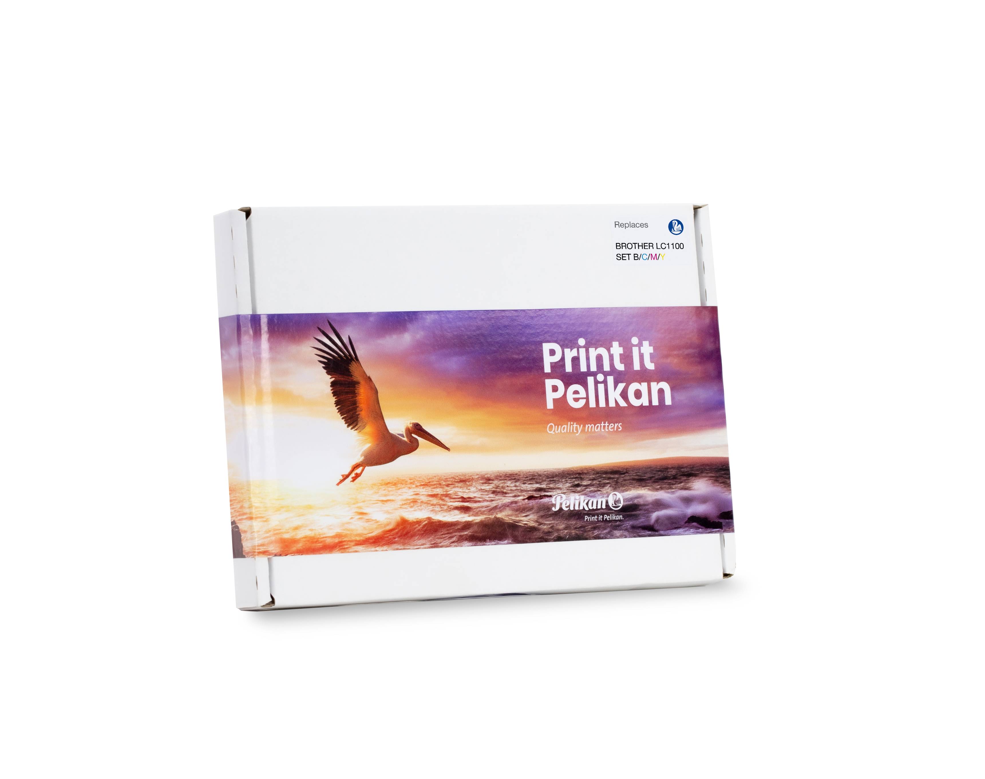 Pelikan Toner Brother LC1100   Value Pack B/C/M/Y