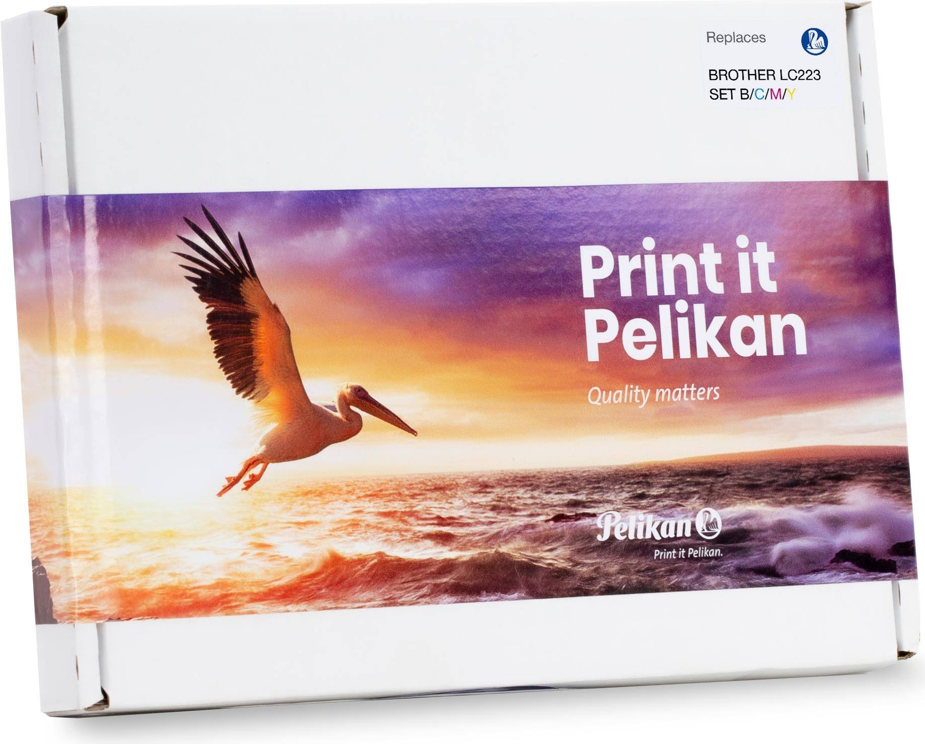 Pelikan Toner Brother LC223    Value Pack B/C/M/Y