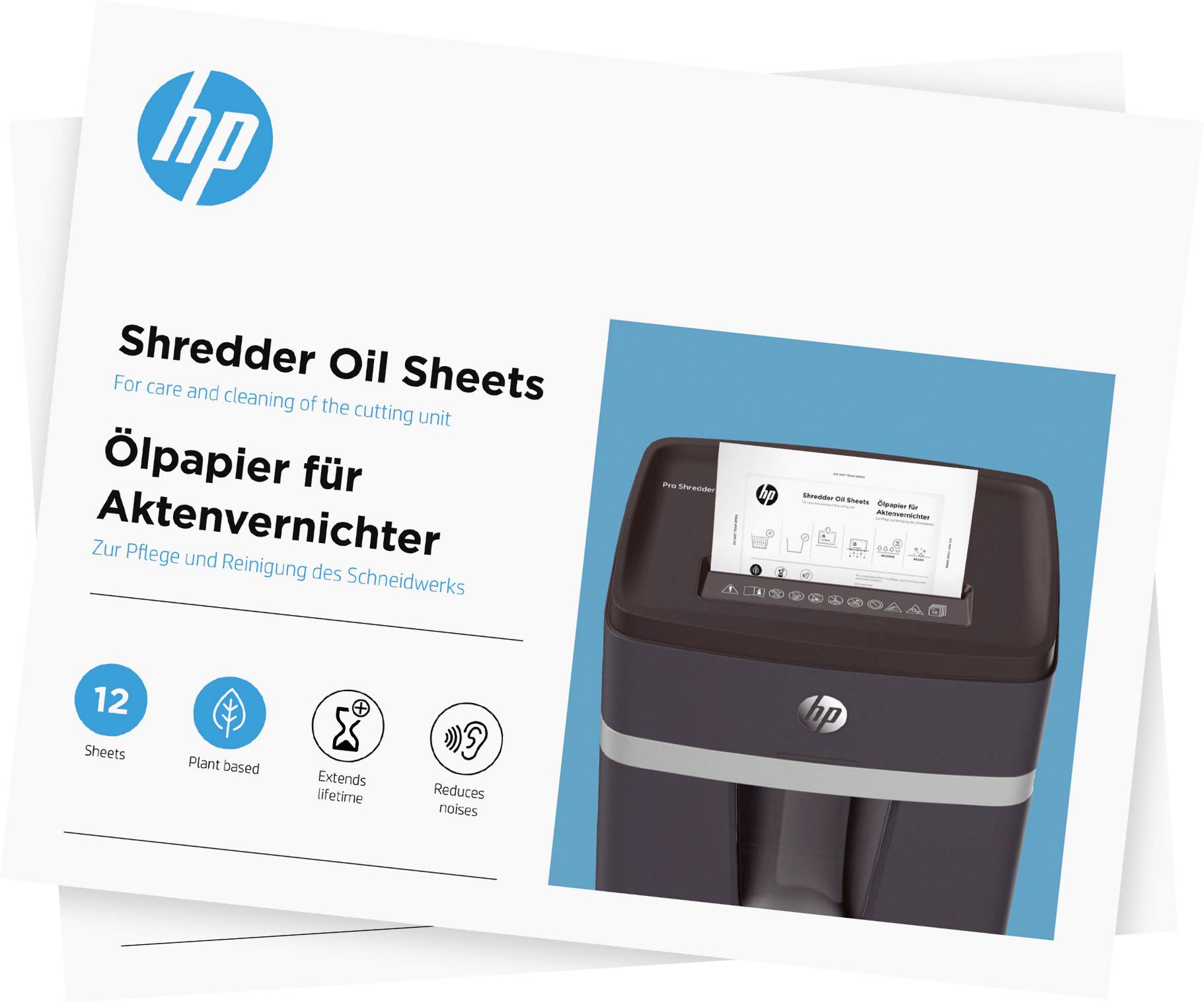 HP Aktenvernichter Öl-Blätter