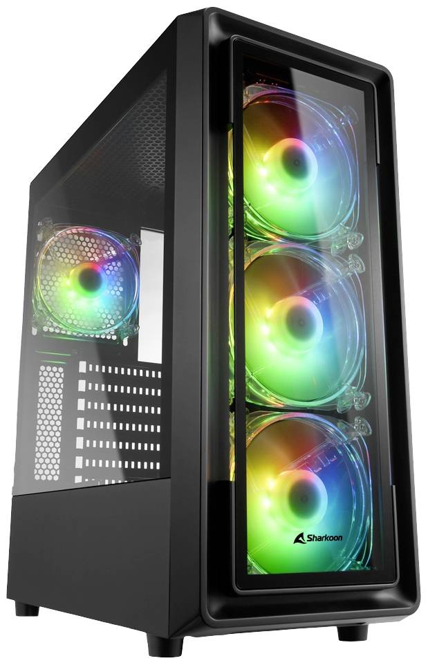 Sharkoon Gehäuse TK4 RGB ATX 1xGlas schwarz - 4044951030187