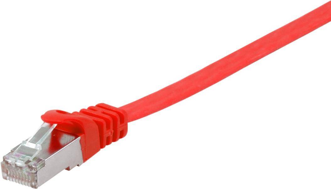 Equip Patchkabel Cat6A U/FTP 2xRJ45 1.00m rot Flach LSZH 607620 (BILD1)