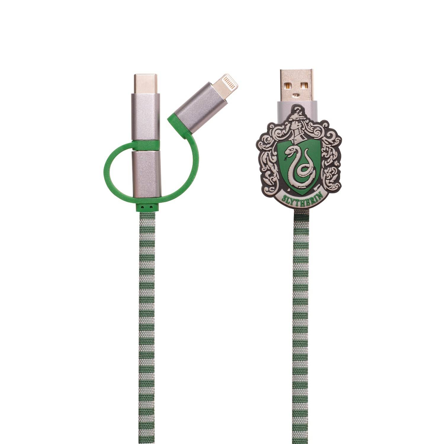 ThumbsUp! Ladekabel Slytherin 3in1 Lightning/Micro/USBC - 1002654