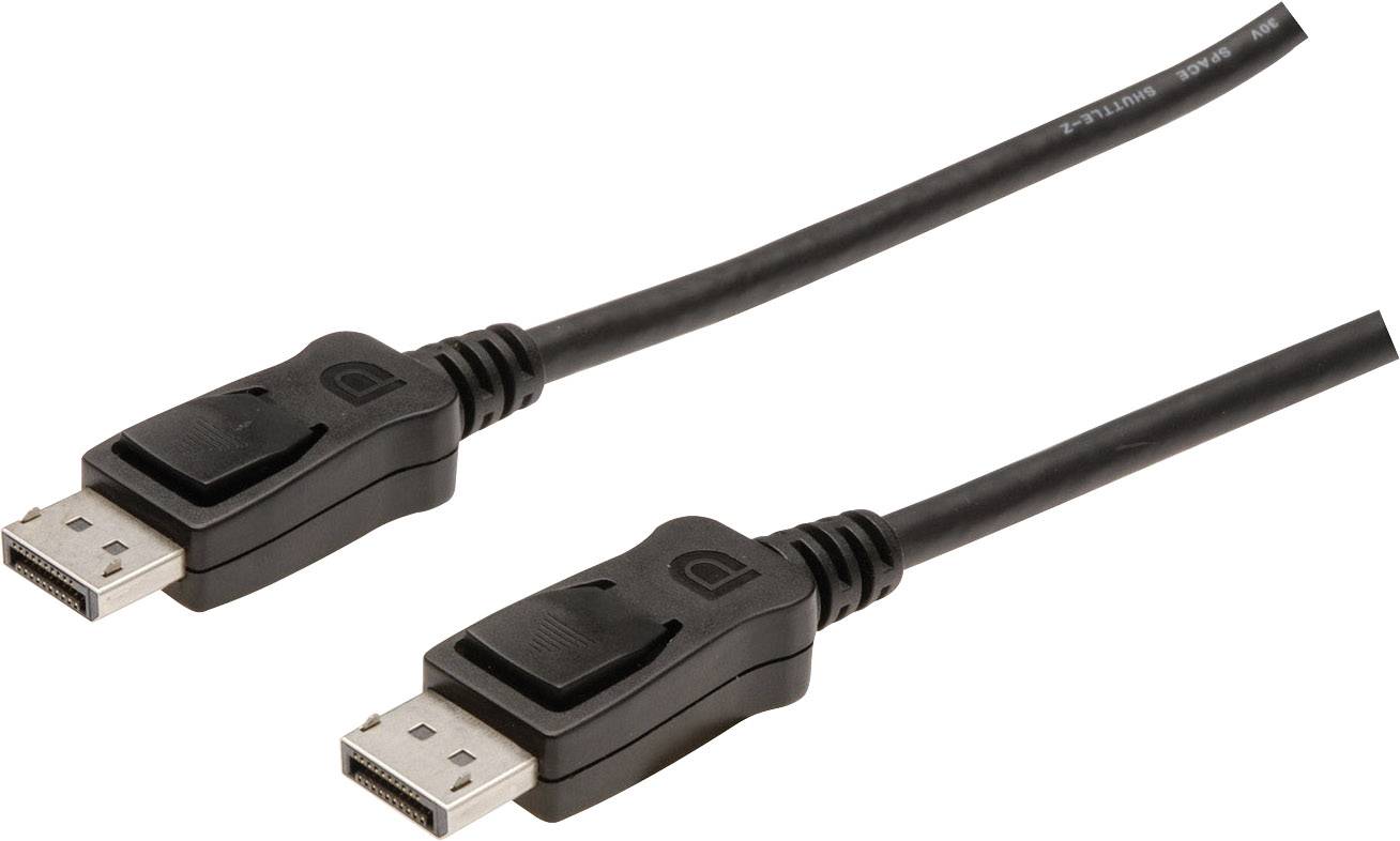 DIGITUS DisplayPort Anschlusskabel 15m FullHD schwarz - AK-340100-150-S