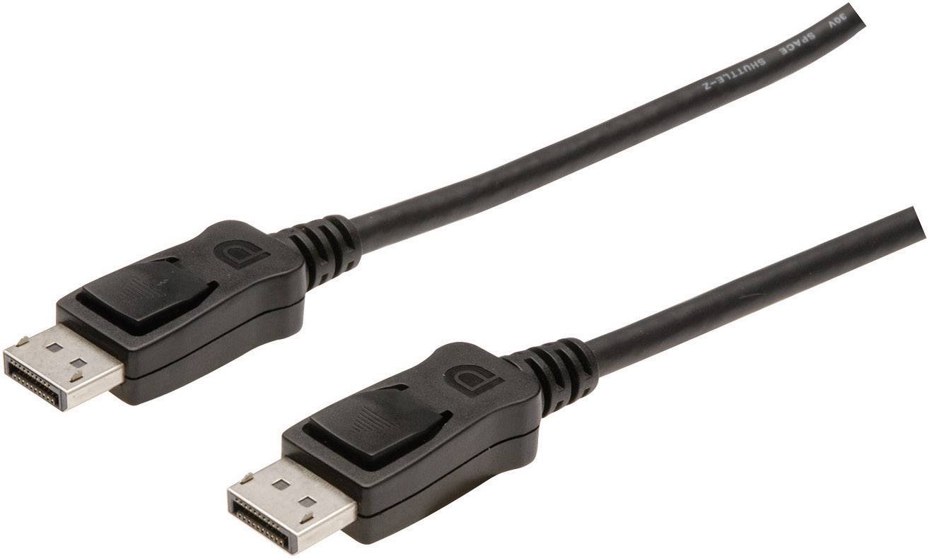 DIGITUS DisplayPort Anschlusskabel 1m 8K schwarz - AK-340103-010-S