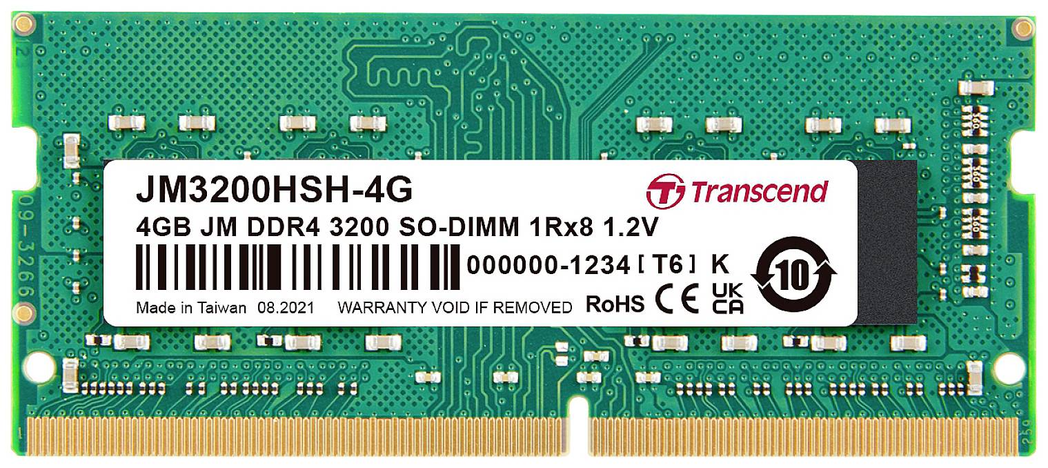 SO DDR4  4GB PC 3200 CL22 Transcend JetRam, JM3200HSH-4G