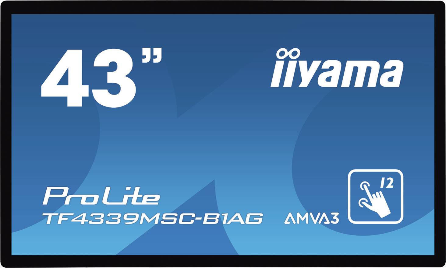 Iiyama TF4339MSC-B1AG, Large Format Touch, IIYAMA 108cm  (BILD1)