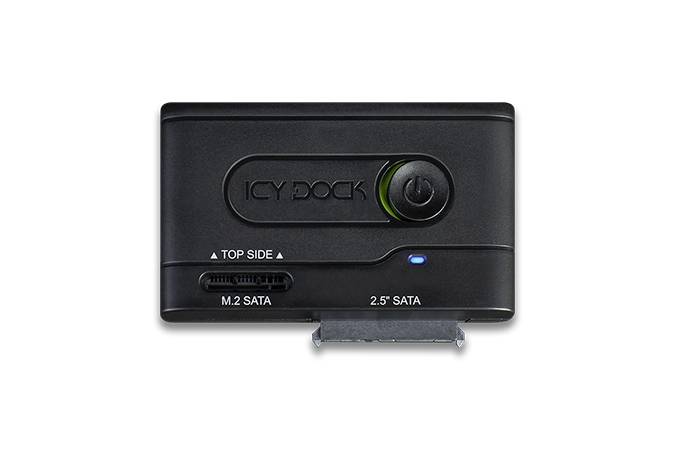 Adapter IcyDock 1x M.2 SATA or 2.5 SATA SSD to USB 3.2 Gen1 - MB031U-1SMB