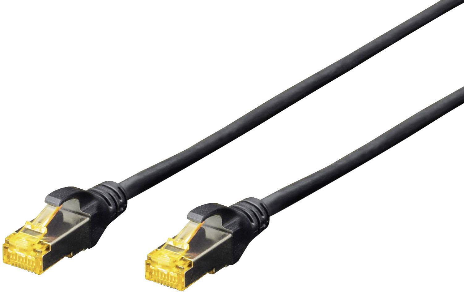 DIGITUS CAT 6A S/FTP Patchkabel, 2m, schwarz - DK-1644-A-020/BL