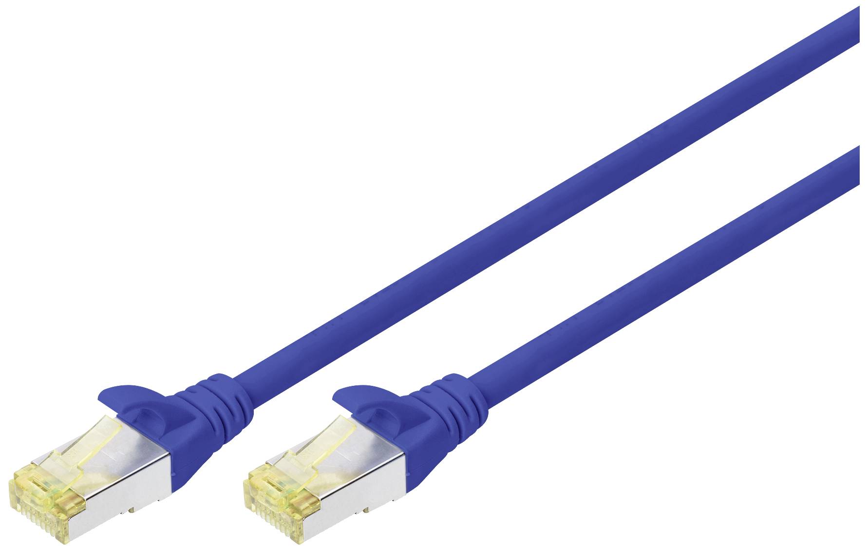 DIGITUS CAT 6A S/FTP Patchkabel, 10 Stück, 5m, blau - DK-1644-A-050-B-10