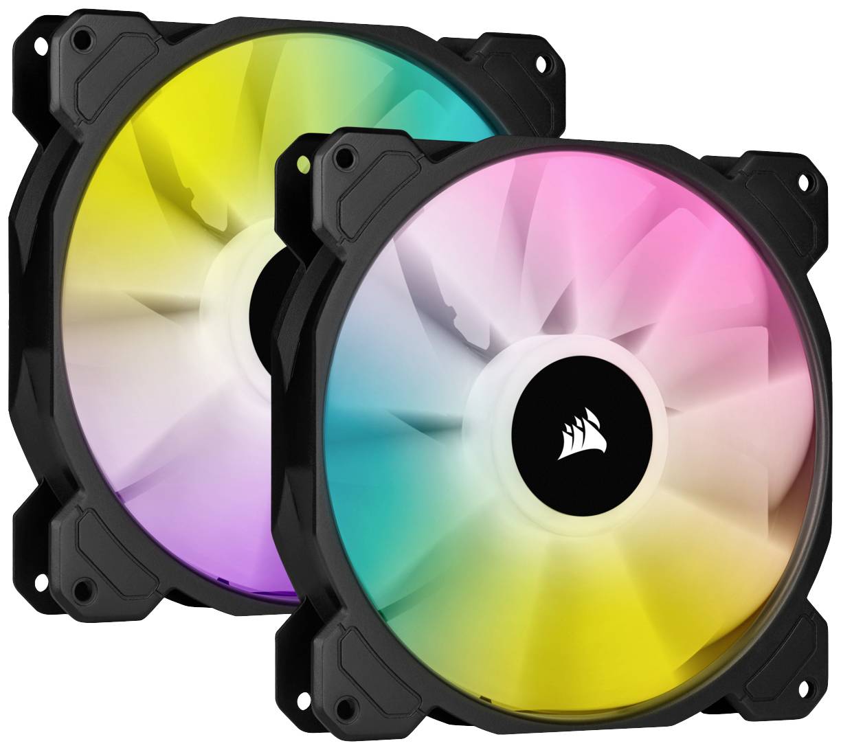 CORSAIR Lüfter 140*140*25 SP140 RGB Elite Dual Pack + Node C - CO-9050111-WW