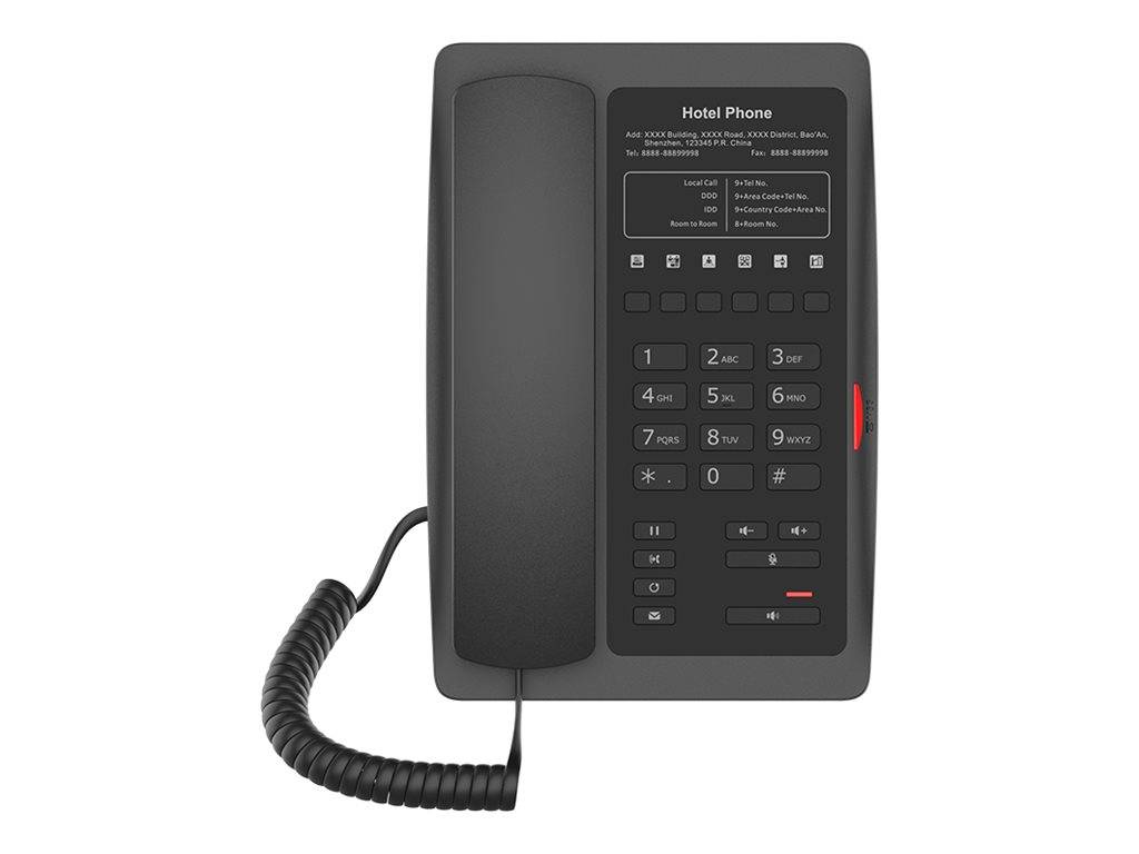 Fanvil Hoteltelefon H3W schwarz