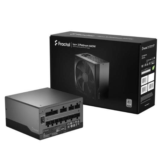 FRACTAL DESIGN Netzteil 660W ION+ 2 660P Modular (80+Plat) - FD-P-IA2P-660-EU